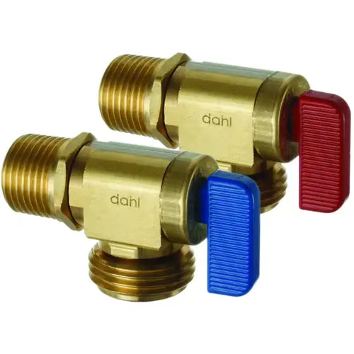 BROTHERS BROTHERS 621-01-04-PK2 Brass Washing Machine Valve Kit 1/2 in. NPT x MIP