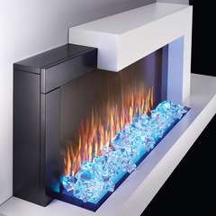CONTINENTAL CONTINENTAL NEFP32-5019W Napoleon Stylus Cara Elite Connected Wall Hanging Electric Fireplace