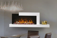 CONTINENTAL CONTINENTAL NEFP32-5019W Napoleon Stylus Cara Elite Connected Wall Hanging Electric Fireplace