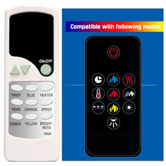 CONTINENTAL CONTINENTAL W660-0210-SER Replacement for Napoleon Fireplace Heater Remote Control