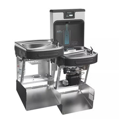 ELKAY ELKAY LZSTL8WSMP-W1 Enhanced Filtered Connected Bottle Filling Station & Bi-Level ADA Cooler