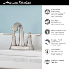 AMERICAN STANDARD American Standard 7617207 Glenmere Bathroom Faucet
