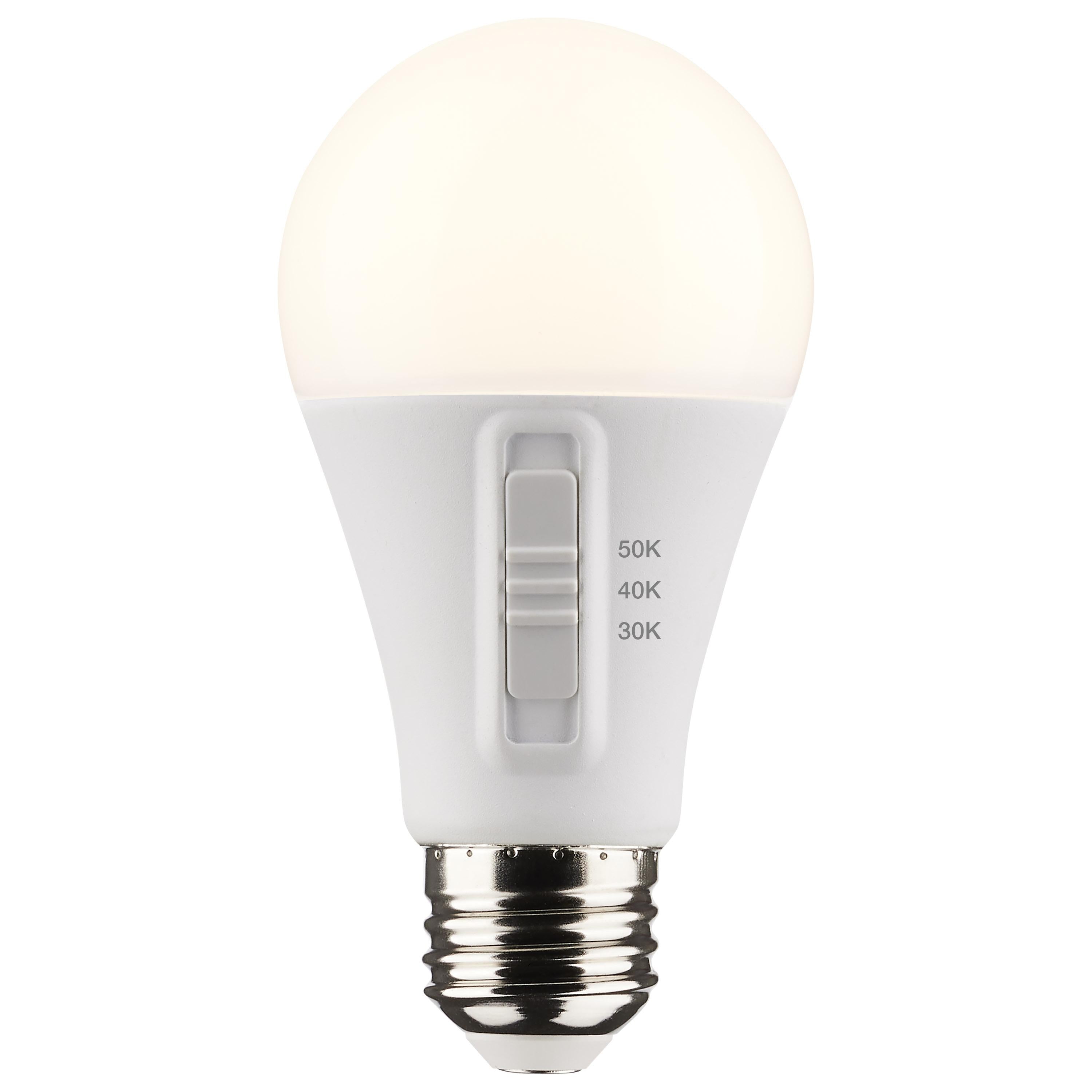 SATCO-NUVO SATCO S11772 Non-Dimmable Type A Lamp, 12 W, 75 W Incandescent Equivalent, E26 Medium Lamp Base, A19 Shape, 1100 Lumens