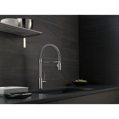DELTA Delta 9659T-DST Single-Handle Pull-Down Spring Spout Kitchen Faucet with Touch2O Technology