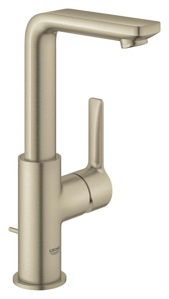 GROHE GROHE 23825ENA Lineare Single Handle Monoblock Bathroom Sink Faucet in Brushed Nickel