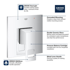 GROHE Grohe 14469GN0 Pressure Balance Valve Trim with Cartridge