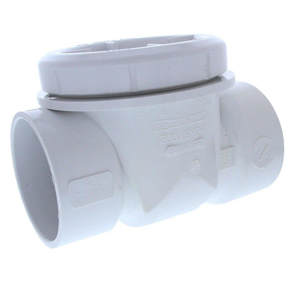 JONES STEPHENS Jones Stephens B04300 3 in PVC Socket Backwater Valve