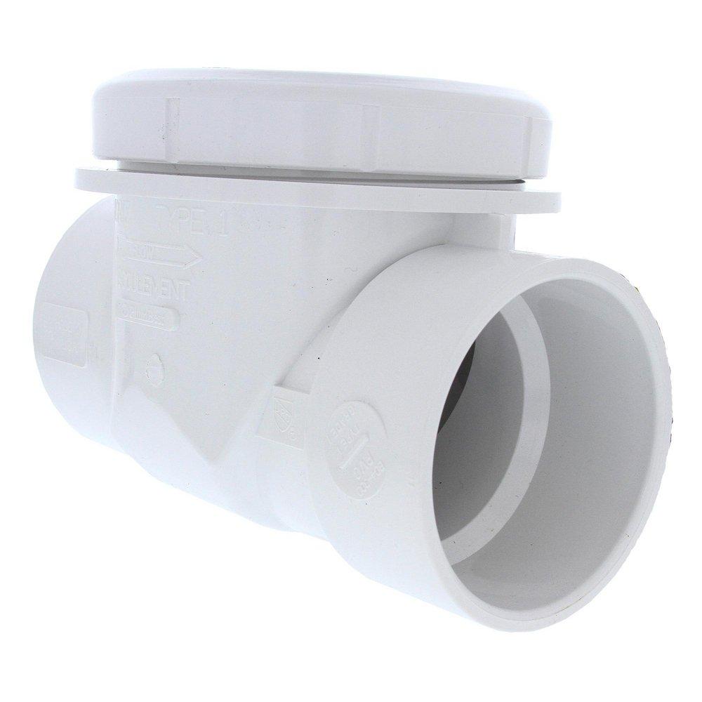 JONES STEPHENS Jones Stephens B04300 3 in PVC Socket Backwater Valve