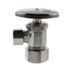 JONES STEPHENS Jones Stephens S4211BN 5/8 x 3/8 in Brass Compression Angle Supply Stop Valve