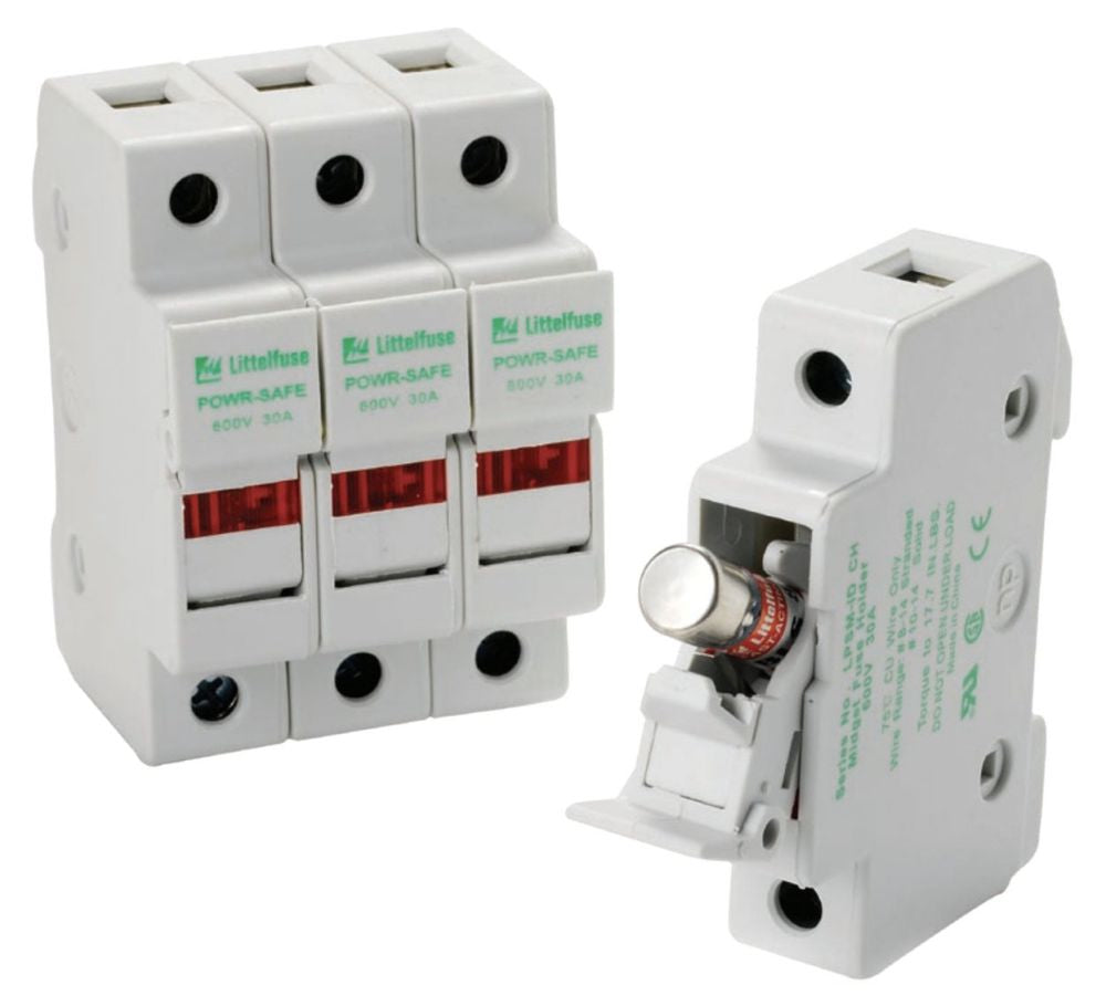 LITTELFUSE Littelfuse LPSC003 LIT Non-Indicating Fuse Holder 600 VAC/VDC 30 A