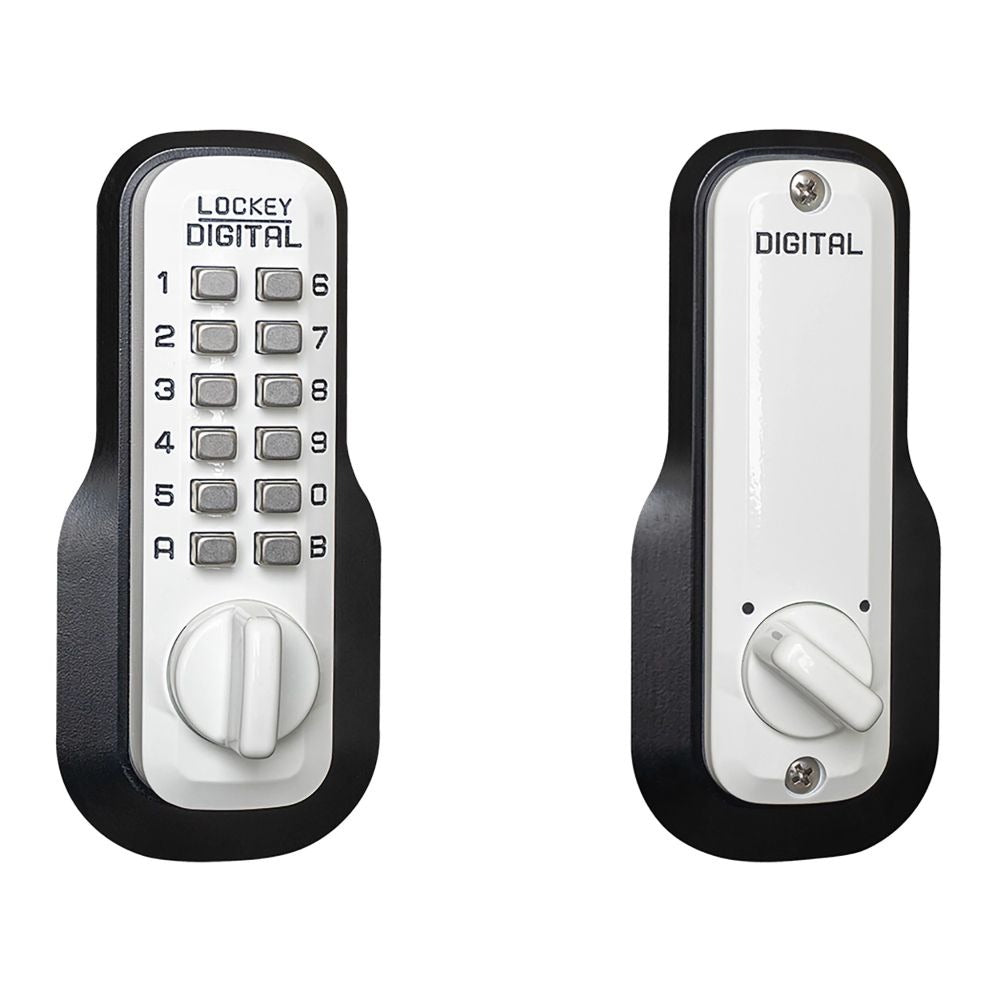 LOCKEY Lockey M210WH Mechanical Keyless Deadbolt White