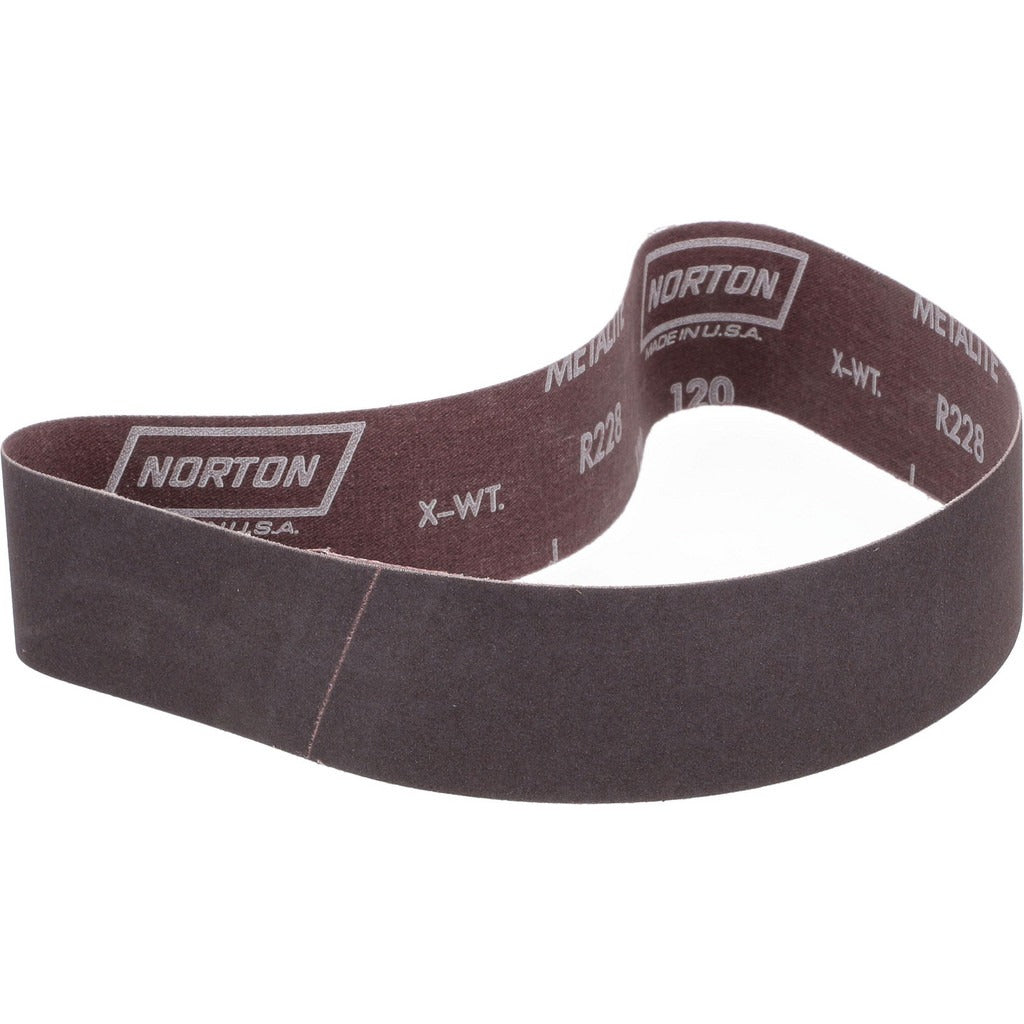 NORTON Norton 78072762561 Abrasive Belt 120 Grit 2x30 in