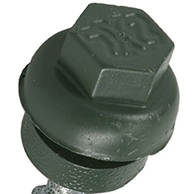 HILLMAN Hillman Fasteners 117473 Roofing Screws 10x1.5 in Green 250pc