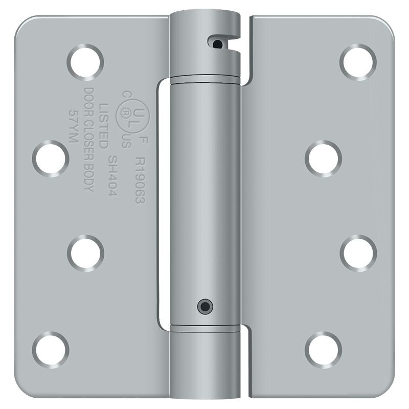 DELTANA Deltana DSH4R426D Radius Spring Hinge Satin Chrome