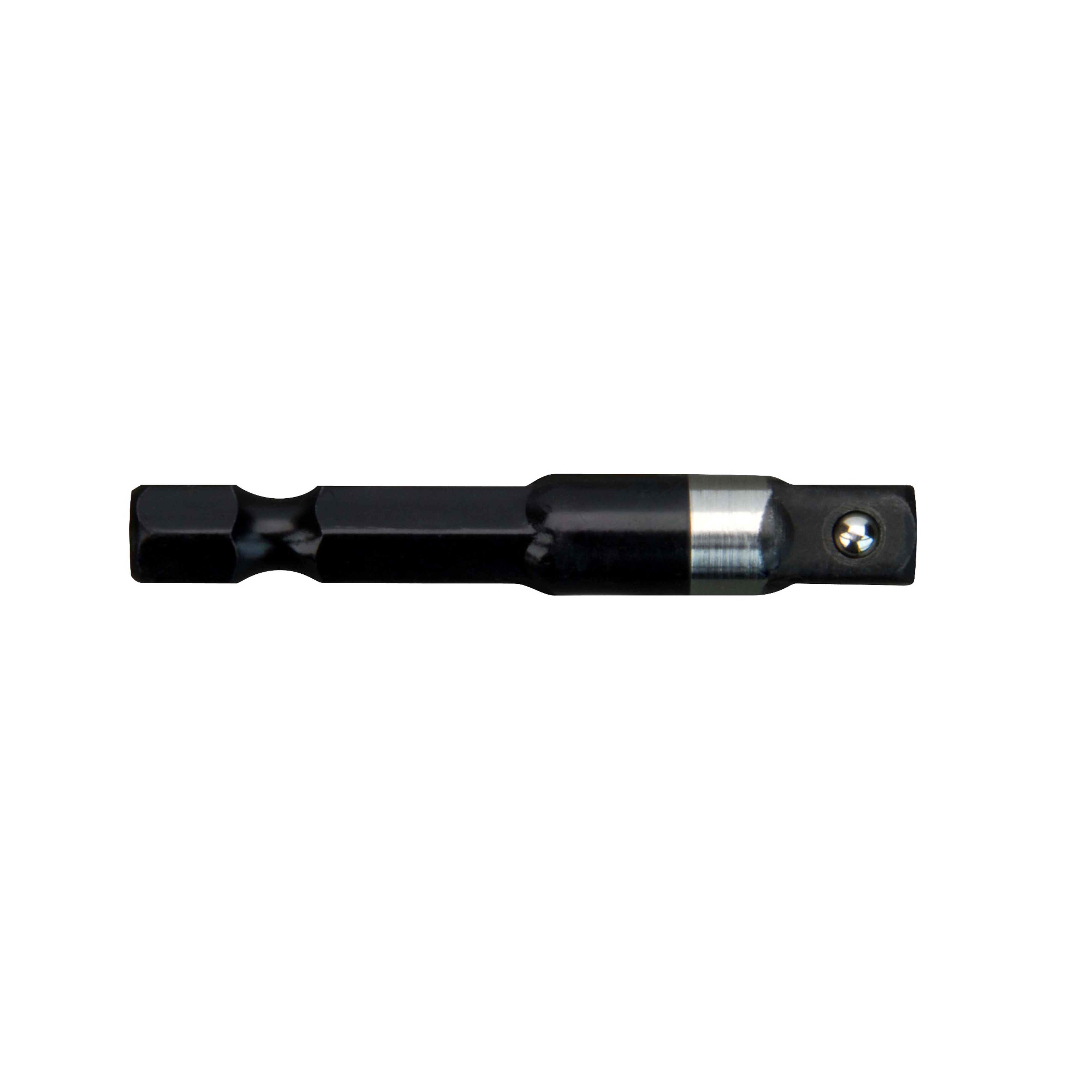 MILWAUKEE Milwaukee 48-32-5030 Shockwave Steel Impact Duty 1/4 Inch Hex Shank to 1/4 Inch Square Socket Adapter Pack of 1
