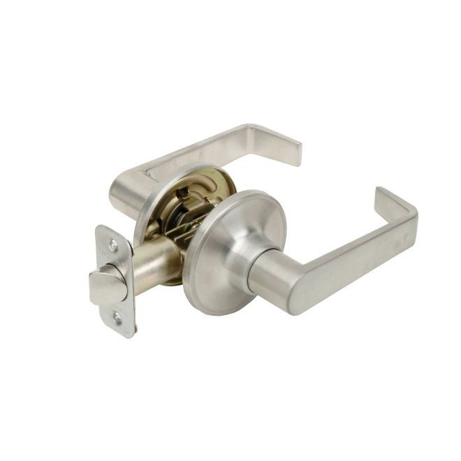 PAMEX Pamex FLU603 Calypso Lever Passage Lockset Grade 3 Satin Nickel
