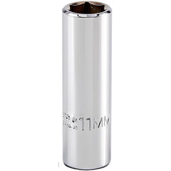 PROTO Proto J5011MH Deep Hand Socket 11mm 6-point 3/8 Drive
