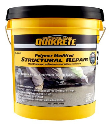 QUIKRETE Quikrete Companies 1241-25 Structural Repair Mortar 20 Lb
