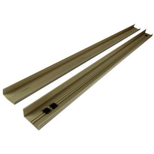 DIVERSITECH DiversiTech 230-D4B 4 x 6-1/2 Ft SpeediChannel Line Set Cover Brown