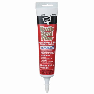 DAP Dap Inc 18526 Kitchen Bath Caulk Microban 5.5 Oz White