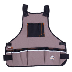ERGODYNE Ergodyne 13690 Disposable Pocket Apron 16 Pocket Gray