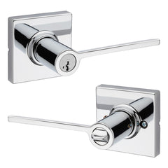 KWIKSET Kwikset 405LRLSQT-26S Ladera Entry Lock Smartkey Chrome