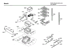 BOSCH BOSCH 00709199 Basket-Frozen Food