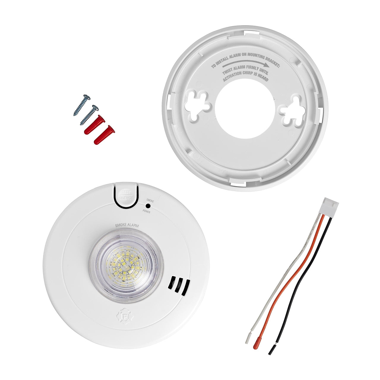 BRK BRK 1046726 Hardwired Smoke Alarm with LED Strobe