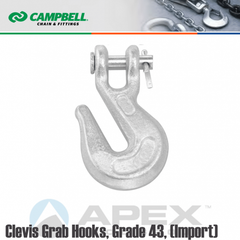 CAMPBELL CAMPBELL T9501524 Clevis Grab Hook