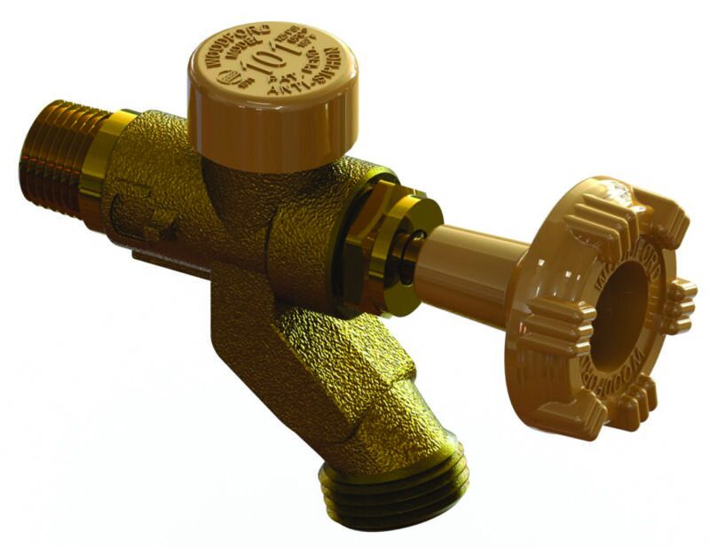 WOODFORD Woodford 101PX 1/2 in. PEX Brass Wall Faucet