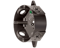 RAB DESIGN LIGHTING Rab Design Lighting VXCB 4 X1-5/8 Inch Black Die-Cast Aluminum Round Weatherproof Outlet Box