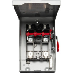 SIEMENS INDUSTRY Siemens GF222NA 60A Series A Double-Break Enclosed Safety Switch, 2-Pole, 3-Wire, NEMA 1