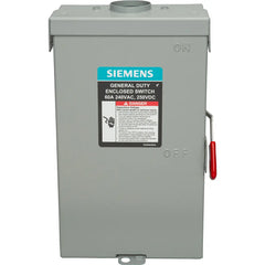 SIEMENS INDUSTRY Siemens GF222NRA 60A Series A Double-Break Enclosed Safety Switch, 2-Pole, 3-Wire, NEMA 3R