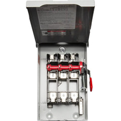 SIEMENS INDUSTRY Siemens GF322NRA 60A Series A Double-Break Enclosed Safety Switch, 3-Pole, 4-Wire, NEMA 3R