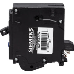 SIEMENS INDUSTRY Siemens QA115AFCN Low Voltage Plug-In Circuit Breaker 120V 15A Single-Pole 10kA Arc-Fault