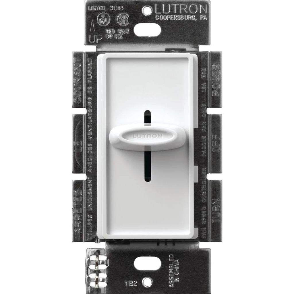 SKYLARK Skylark SFSQ-F-WH 1-Pole 1.5 Amp 120 VAC 3-Speed White Slide to Off Fan Speed Controller
