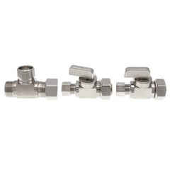 DAHL VALVE Dahl Valve E33-5001 Dual Shut-Off Valve 5/8 x 3/8 Compression x Compression