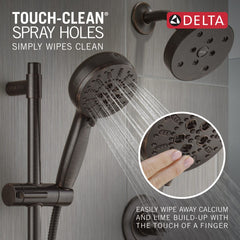 DELTA FAUCET Delta 51584-RB Universal Showering Components: 7-Setting Slide Bar Hand Shower with Cleaning Spray