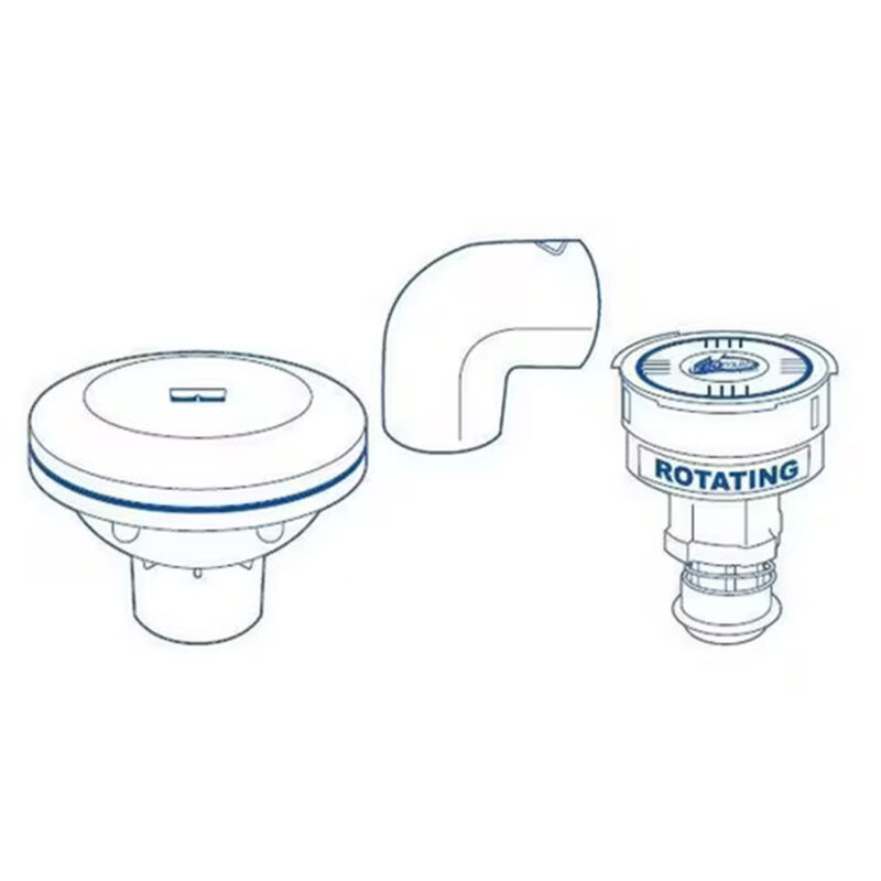 HAYWARD HAYWARD 006577603006 Single Head Kit Light Blue Vanquish In-Floor Circulation and Cleaning System
