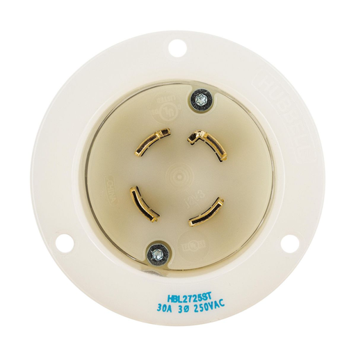 HUBBELL Hubbell Incorporated HBL2725ST HWDK HBL2725ST LKG FLG-INLT, 30A 3P