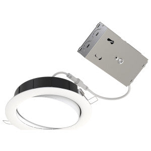 LITHONIA Lithonia WF6-ADJ-SWW5-90CRI-MW-M6 Juno Adjustable Downlight with 5CCT Switchable White 6 in.
