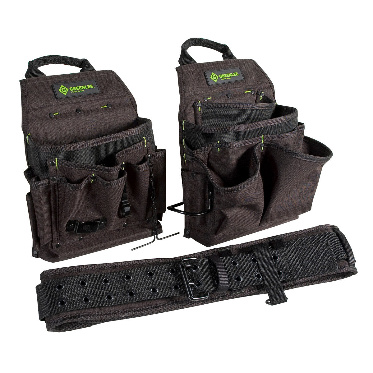 GREENLEE Greenlee 0158-16 Pouch/Belt Combo 3-Piece Heavy Duty