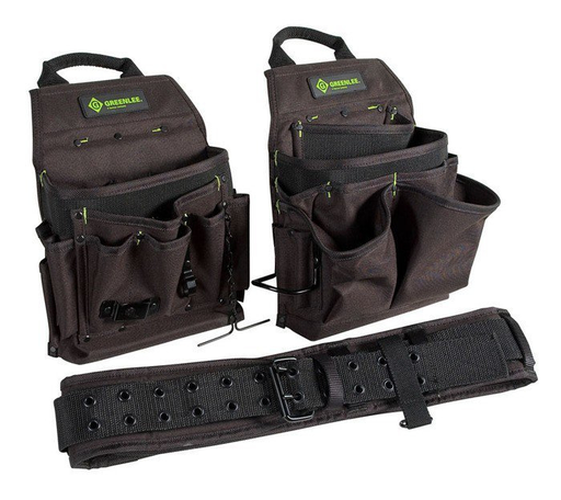 GREENLEE Greenlee 0158-16 Pouch/Belt Combo 3-Piece Heavy Duty