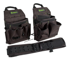 GREENLEE Greenlee 0158-16 Pouch/Belt Combo 3-Piece Heavy Duty