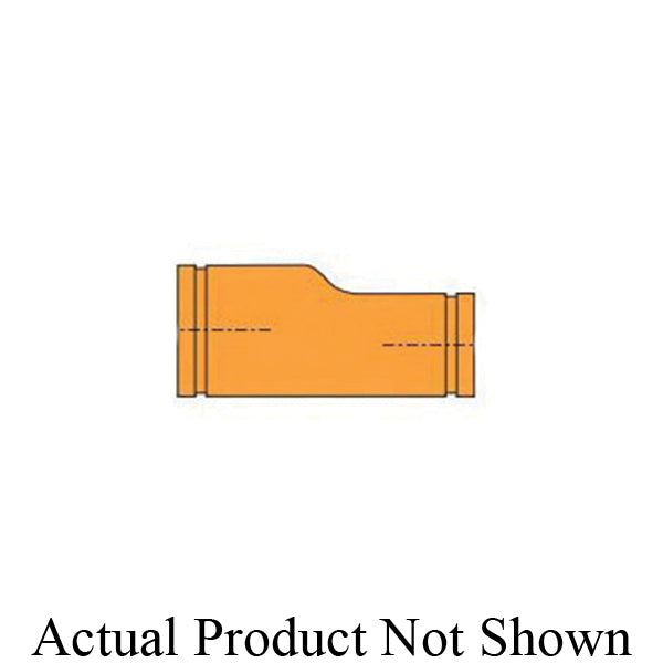 GRUVLOK Gruvlok 0390137487 FIG 7073 Eccentric Reducer, Carbon Steel, 6 x 4 in