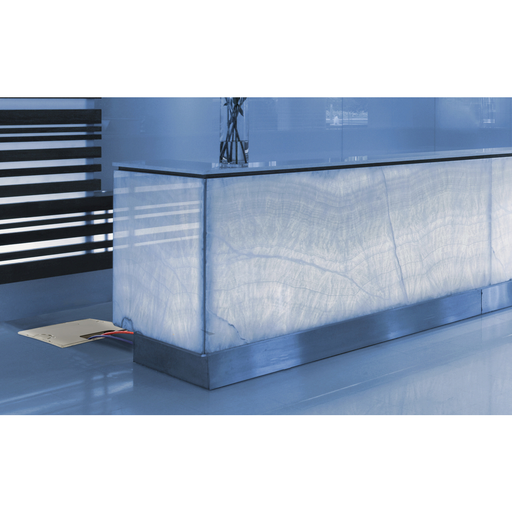 HUBBELL Hubbell 24GTCVRNKC 4G Tile Cover Insert Nickel Powder