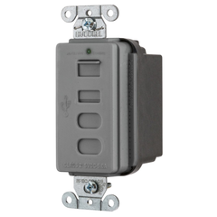 HUBBELL Hubbell USB4ACGY USB CHRGR 4 PORT 5AMP