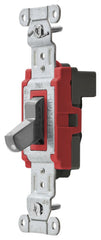 HUBBELL Hubbell SNAP1221GYNA Switch, SNAP, SP, 20A 120/277V