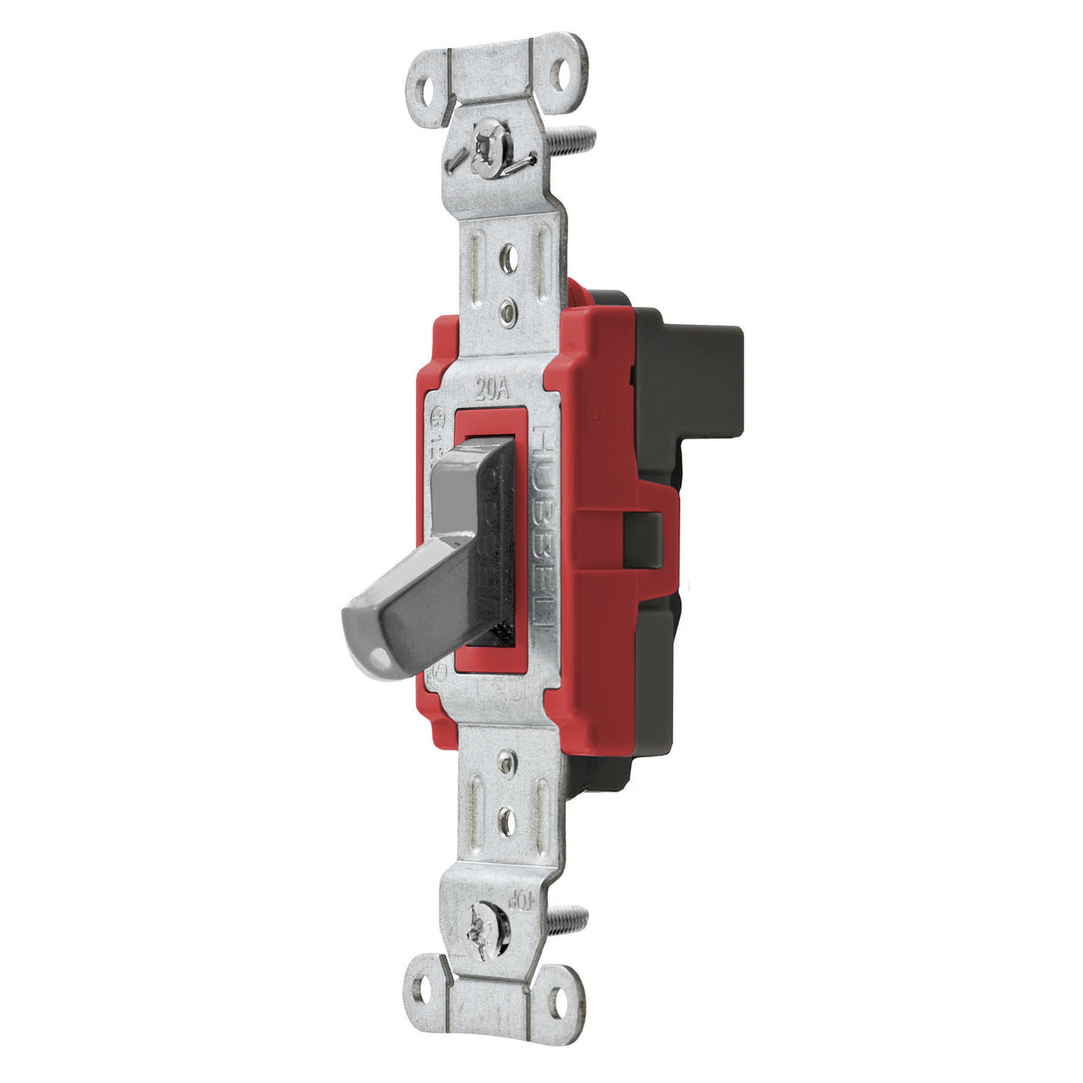 HUBBELL Hubbell SNAP1221GYNA Switch, SNAP, SP, 20A 120/277V