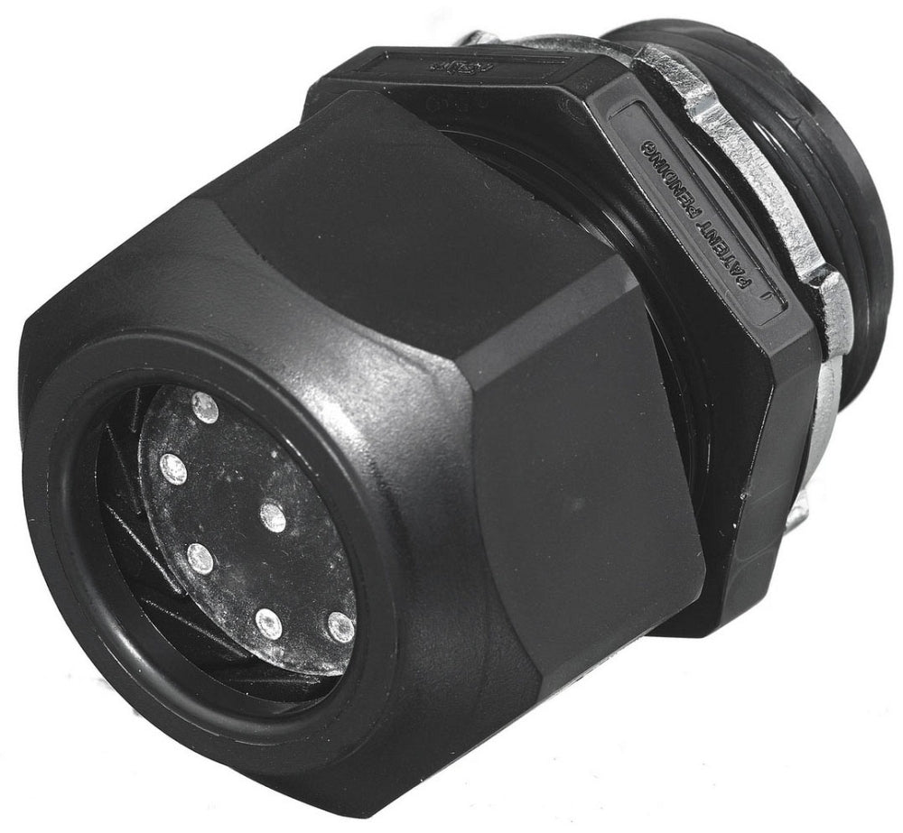 HUBBELL Hubbell SEC75B452 3/4 Inch Hub 5.2 mm Black 4-Hole Cord Grip Connector